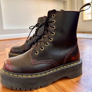 Doc Martens Jadon Platform Boot Cherry Red Women's 7